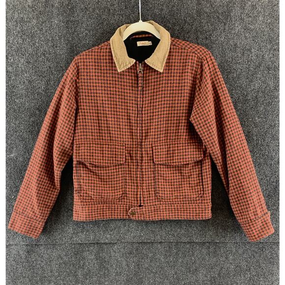 Faherty Jackets & Blazers - Faherty Women’s Jacket Wool Blend Corduroy Plaid Size Small